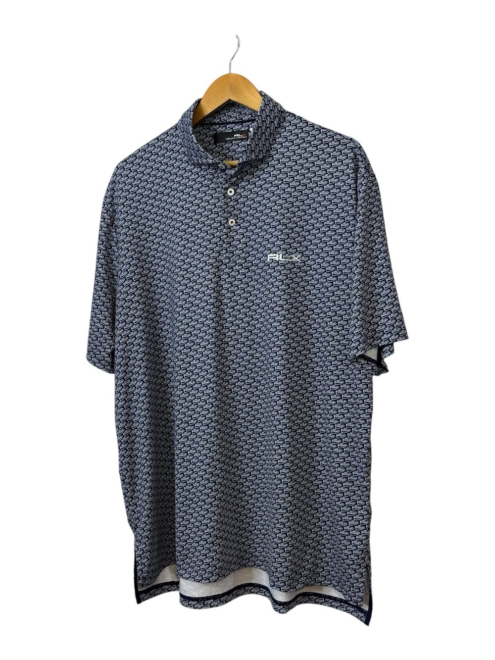 Golf Polo Ralph Lauren RLX Geometric Print Polo Shirt Men’s Size X-Large